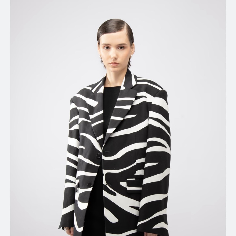Zebra blazer
